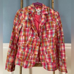 Ladies’ Lilly Pulitzer Madras Blazer Size 2